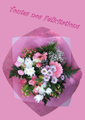 Bouquet floral pour un mariage joyeux